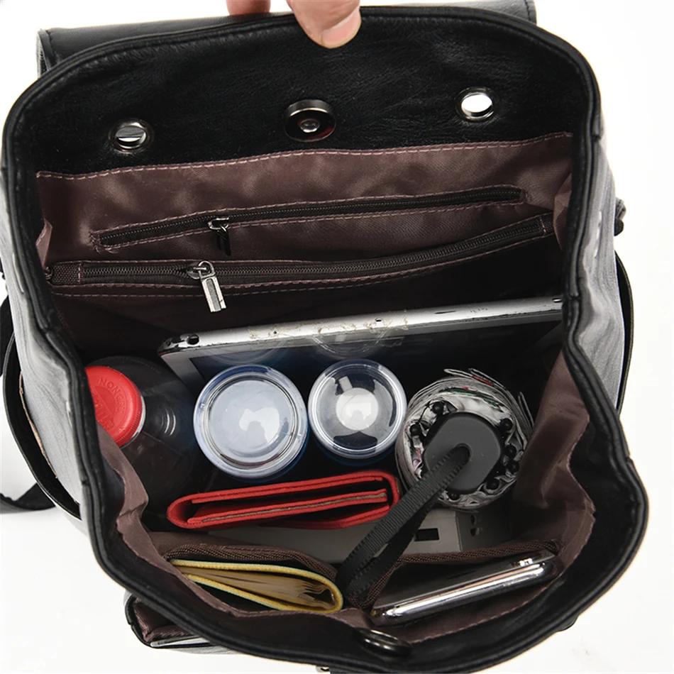 Рюкзак роскошный женский рюкзак мягкие кожаные рюкзаки для девочек-подростков женские школьные сумки через плечо для женщин 2025