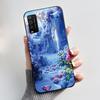 Casing For TCL 205 Case 4187D Aesthetic Fashion Cute Cat Cartoon Black Matte Soft Silicone Back Cover Shockproof TPU Phone Case