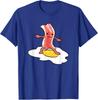 Bacon Surfing On Fried Egg Breakfast Egg and Bacon T-Shirt