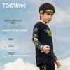 Детский купальник TOSWIM с длинным рукавом, защитой от солнца, с разрезом