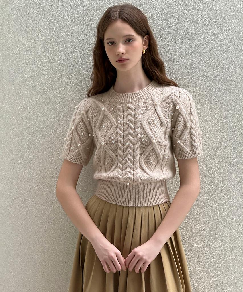 LAUTREDE MIN Pearl Beige Knit