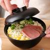Instant Noodle Bowls with Cover Japanese Style Reusable Soup Hot Rice Bowls PP Food Grade Food Container Tableware Microwavable