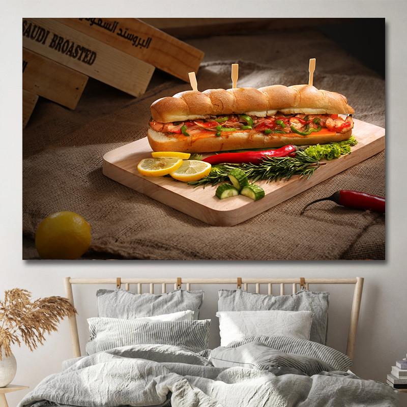 Картины быстрого питания в американском стиле, картины на холсте, гамбургер, картофель фри, постеры для хот-догов и принты для гостиной, кухни, настенный декор