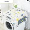Льняные Водонепроницаемые Чехлы от Пыли Чехлы для Стиральной Машины Органайзер для Холодильника Чехол от Пыли для Холодильника Домашний Декоративный Lavador Геометрический Натуральный Хлопок