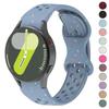 Мягкий силиконовый ремешок для Samsung Galaxy Watch 7 6 5 4 40мм 44мм 5Pro 45мм Спортивный ремешок для Galaxy Watch6 Classic 47мм 43мм Браслет