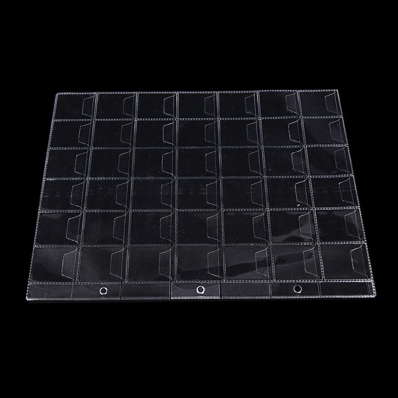 10 страниц, 42 кармана, пластиковые держатели для монет, чехол для альбома для хранения денег,