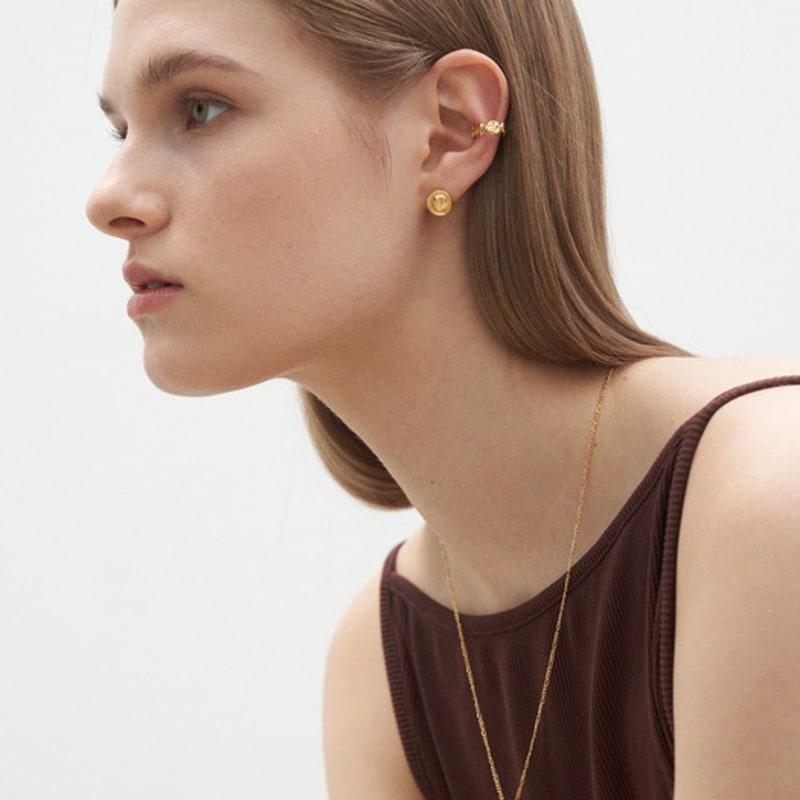 cotoit Button Earrings