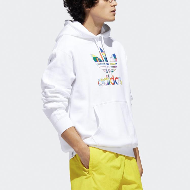 adidas Originals Trefoil Hoodie Мужские толстовки белые GD0956