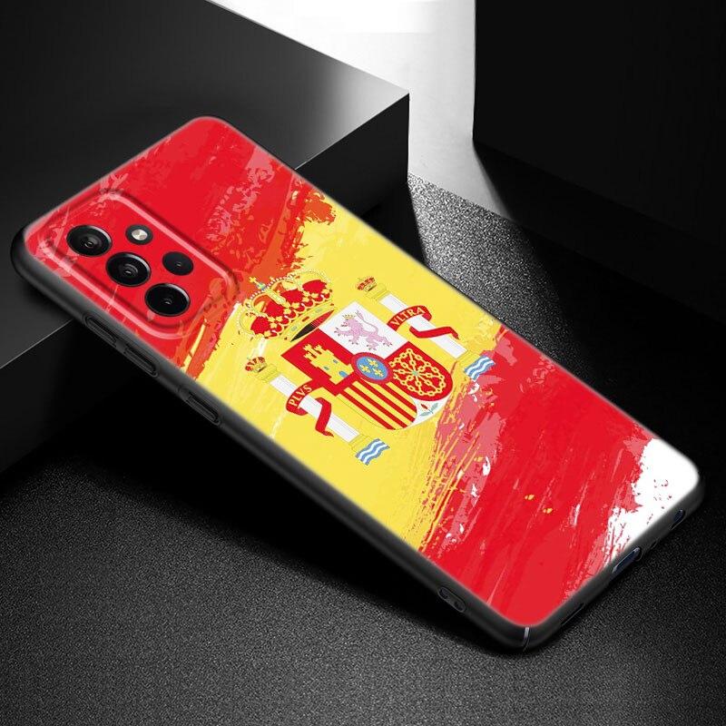 Чехол для телефона с испанским флагом для Samsung Galaxy A21 A30 A50 A52 S A13 A22 A32 A33 A53 A73 5G A11 A12 A31 A51 A70 A71 A72