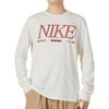 Nike Футболка с длинным рукавом с принтом алфавита, дышащая, мужская, белая FD1340-110