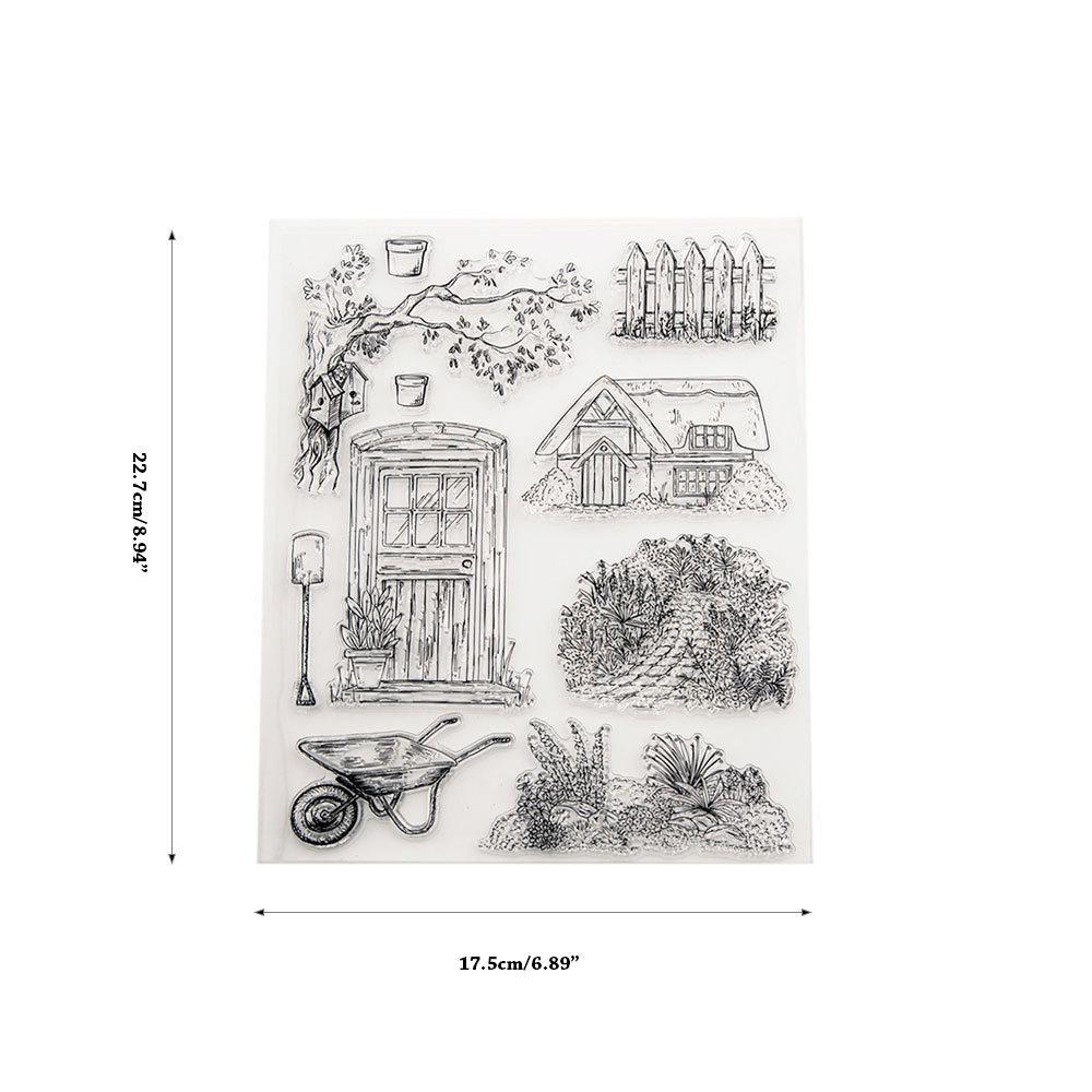 Цветок, лист, бабочка, прозрачные силиконовые прозрачные штампы для печати, сделай сам, Скрапбукинг, декор для фотоальбома, художественная карта путешествий