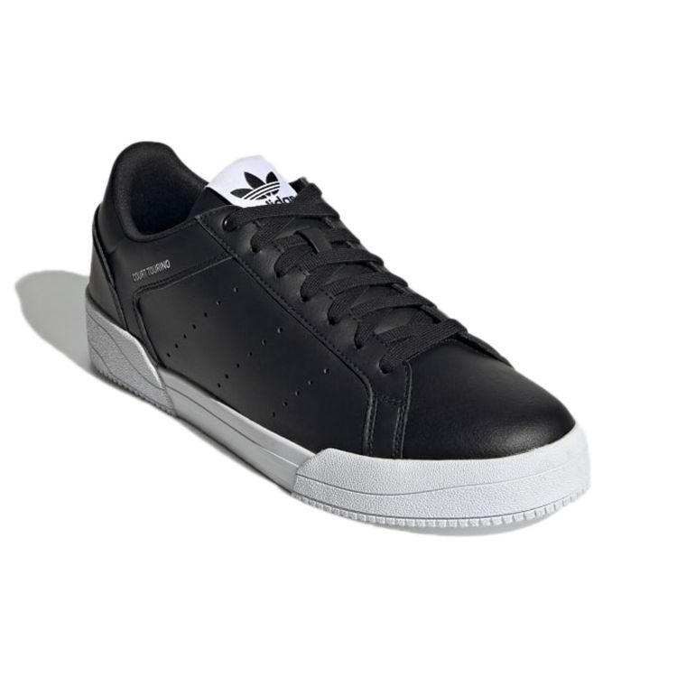 adidas Кроссовки унисекс Court Tourino Black White Core-Black Cloud-White H02176