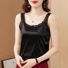 Ice Silk Satin Camisole Spaghetti Strap Women's Summer Blazer Suit Vest