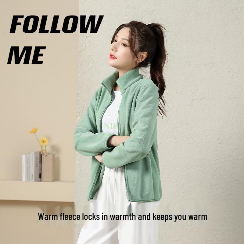 Двусторонняя флисовая куртка унисекс: Мягкая, утолщенная и теплая зимняя коллекция для мужчин и женщин