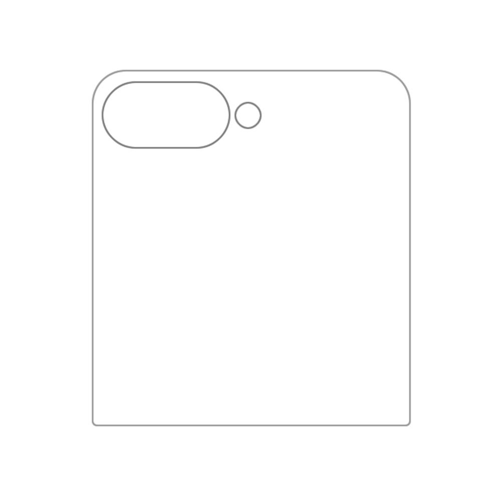 For Samsung Galaxy Z Flip6 5G Rear Screen Protector Anti-Scratch Hydrogel TPU Full Screen Film