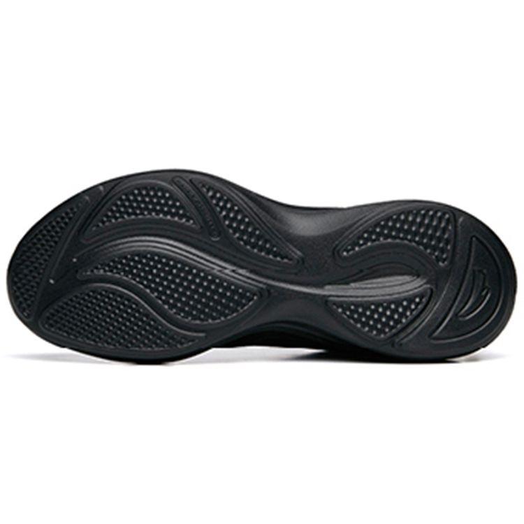 Anta Кроссовки Running Series с низким верхом, амортизирующие, нескользящие, прочные, женские, черные, серебристые 922235520-4