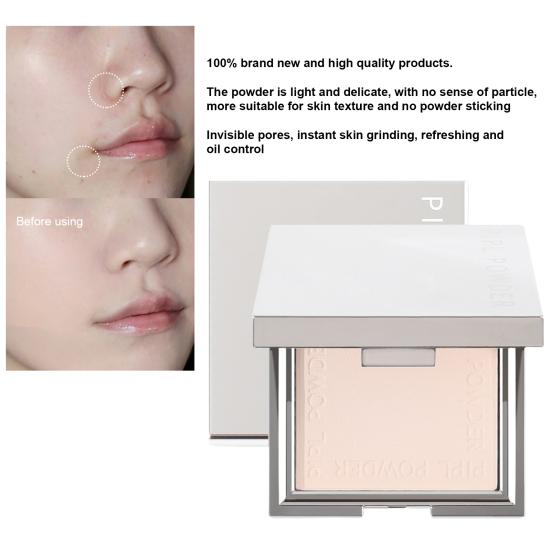 Yousheng 10 г/Коробка Прессованная пудра Легкая Освежающая Изысканная Финишная Рассыпчатая пудра для Косметики