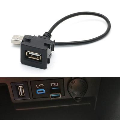 X7JF USB Панель приборной панели Крепление Удлинительный кабель Папа-Мама для Автомобиля Грузовика Лодки