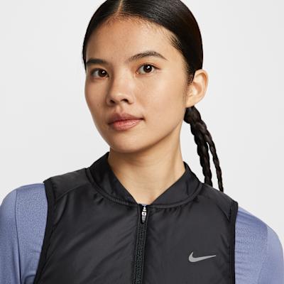 Nike Vests Women's Black Stand Collar Moderate Other