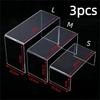 3pcs/set Transparent Acrylic Display Stand U Shape Model Display Rack  Retail Showcase