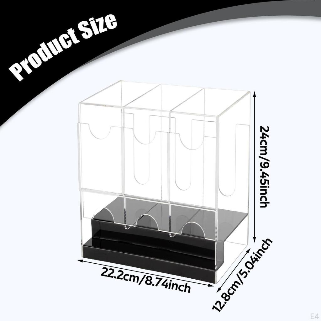 Прозрачный премиальный органайзер-диспенсер для бустерных пакетов с базовой картой