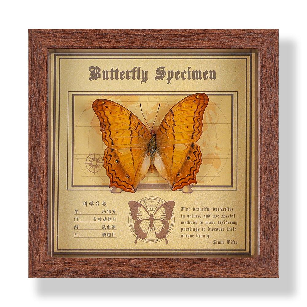 Фото рамка с настоящим specimen бабочки, декоративная картина, 3D украшение, ручная работа DIY, подарок на день рождения, specimen насекомого