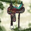 Horse Saddle Ornament Holiday Party Home Decor Gifts For Party Festival Decor