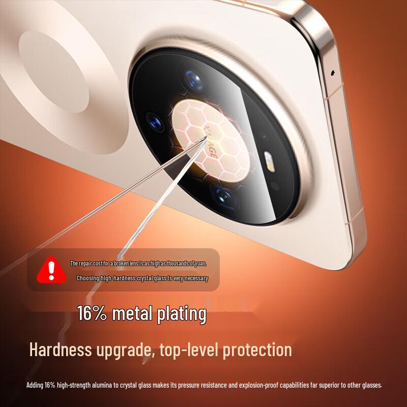 ESCASE 2-Pack Tempered Glass Camera Lens Protector for Huawei Mate 80 Pro Max