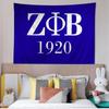 Мультяшный гобелен Zeta Phi Beta Богемные настенные гобелены Мандала Декор для дома