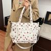 Сумка-тоут в корейском стиле с принтом большой вместимости - Модная простая наплечная сумка
