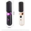 Convenient Cordless Hair Straightener Brush with LCD for Home or Travel Styling Anytime Anywhere