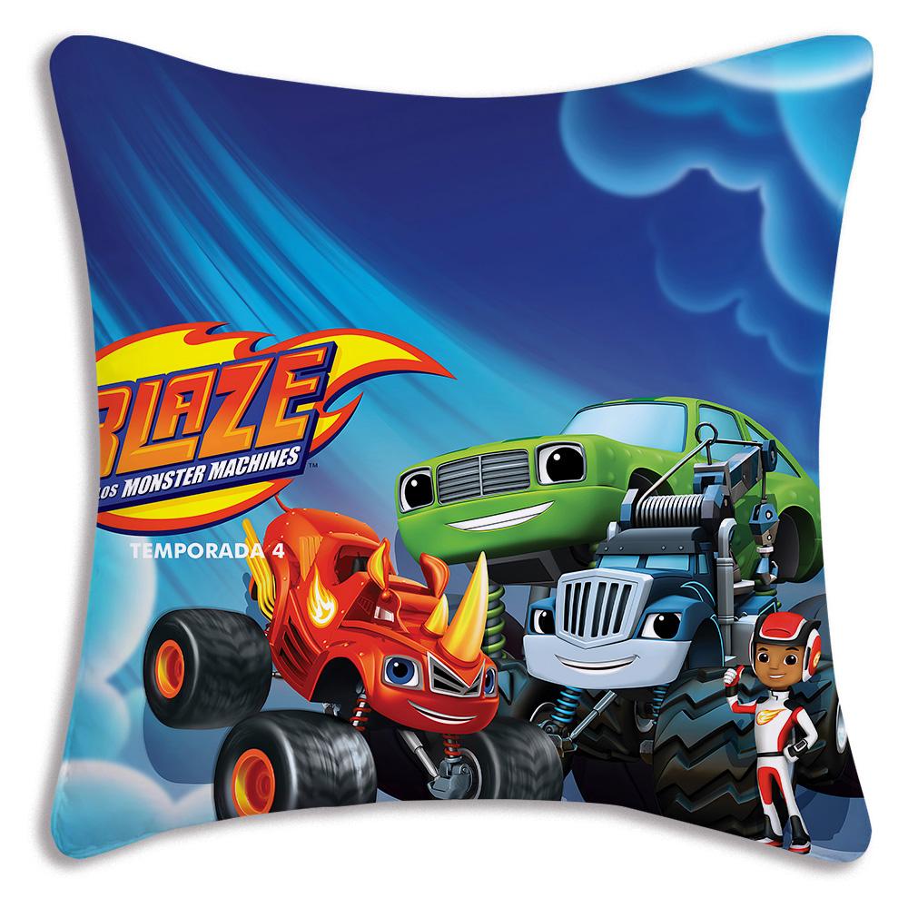 Чехлы на подушки 'Вспыш и Чудо-машинки' Мультяшные Декоративные для дивана Домашние Двусторонние Печать Короткий Плюш Милый Чехол для Подушки