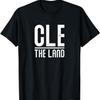 Кливленд Огайо Город CLE Логотип The Land Футболка