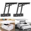 1 Pair Metal Hydraulic Hinge Practical Table Lid Lifters Hardware Fitting Hinge Tea Coffee Table