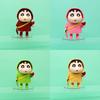 Heart Shape Raincoat Crayon Shinchan Pvc Collectible Figure Model For Anime Fans