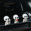 3Pcs Skull Car Air Fresheners Gothic Smiling Skull Car Vent