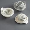 10pcs Round Shape Sink Drain Strainer Hair Filtration Filter Grid Cover  For Home Kitchen