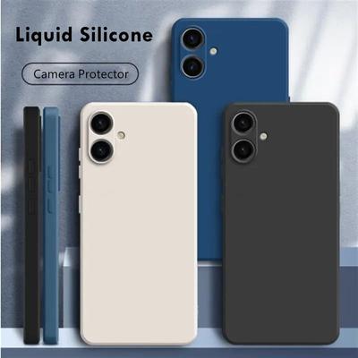Для Samsung Galaxy A06 Чехол Чехол Samsung Galaxy A06 A05 A16 A05S Funda Coque Мягкий жидкий силиконовый чехол TPU Samsung A06