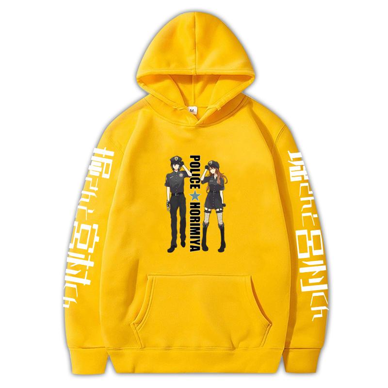 Аниме Horimiya Одежда Мужчины Женщины Большие повседневные толстовки Классические простые уличные свитера Harajuku унисекс толстовки Топы