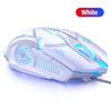 FONKEN USB Wired Gaming Mouse Mute 6 Button With Led Backlight Online Games Competitive Mouse For PC Laptop Computer Accessories