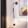 Modern Bedroom Bedside Wall Lights Gray White Black Aluminium Wall Sconces LED E27 Wall Lamp Indoor Living Room Illuminaire