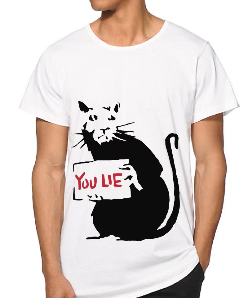 Cotton T Shirt Tee Summer Americanstyle Y2K Print Printed Cotton Casual Men Women I Choose Multiple Designs Banksy Tshirts