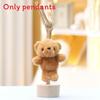 Bear Cuter Plush Doll With Super Soft Short Pile For Dolls And Bag Pendant