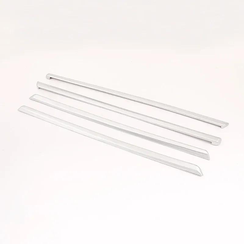 4 PCS ABS Red / Carbon Interior Door Panel Stripe Cover Molding Trims Strip Decorative Kits For BMW 3 Series F30 F31 2013-2019