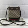 [Pre-Owned] Gucci Ophidia Mini Bucket Bag 'Beige/Ebony' - Excellent #U3PBZ8