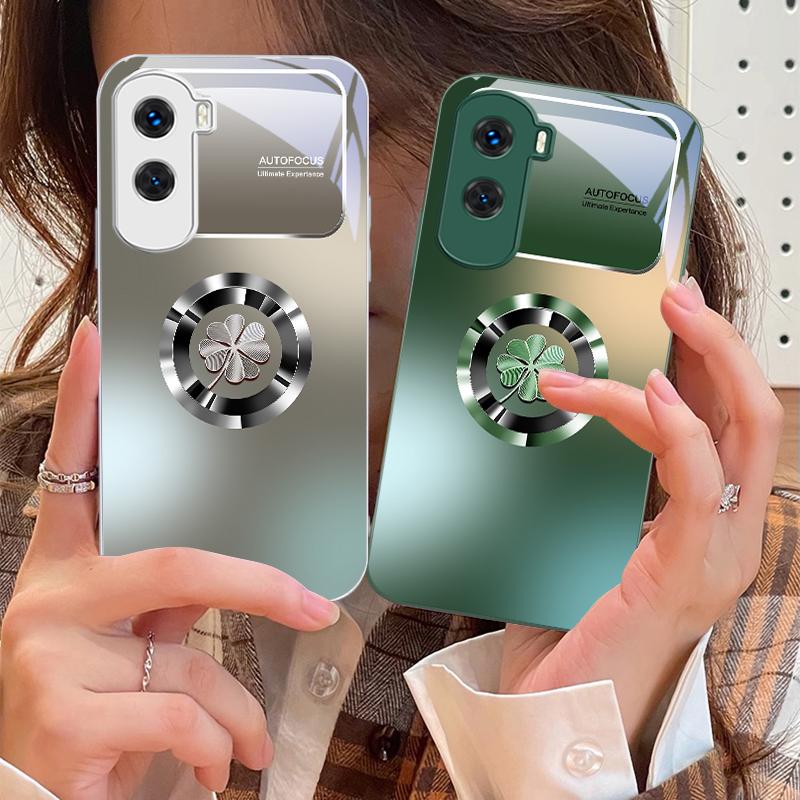 Градиентные цветы для Honor 200 90 8X 9X Pro Lite P50 P40 Nova 10 11i P60 Magic4 6 Mate 20 50 Чехол для телефона из закаленного стекла