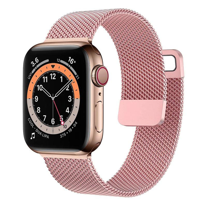 Миланская петля для Apple Watch Band 44 мм, 40 мм, 45 мм, 41 мм, 38 мм, 42 мм, 49 мм, 45 мм, браслет-ремень iWatch Series 9, 8, 7, 6 SE 5 Ultra 2, ремешок