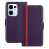 For Oppo Reno13 5G (Global) Phone Cases Wallet Stand Color Splicing Leather Cover with Magnetic Clasp