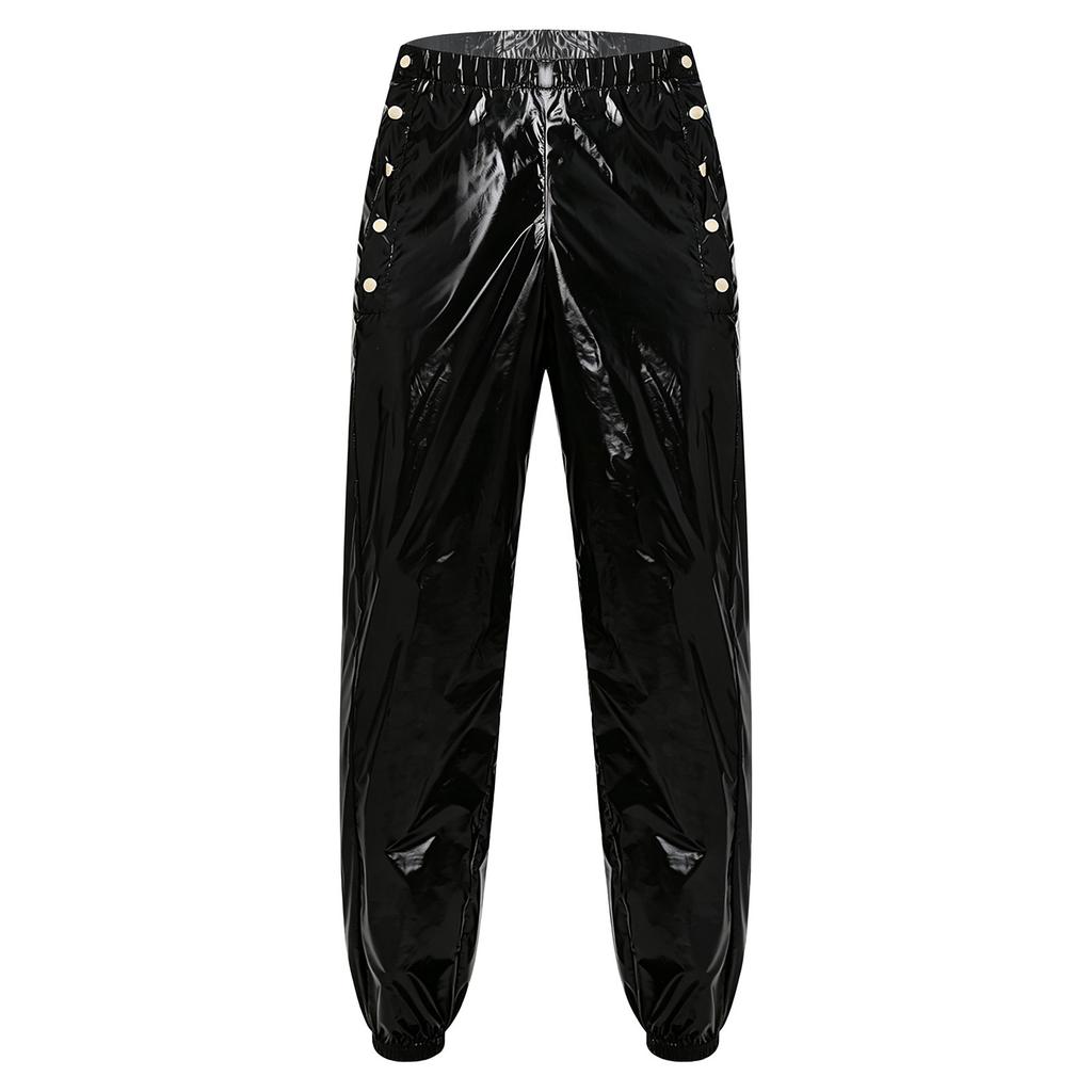 Men Waterproof Diaper Covers Pants Sides Waist Buttons Jogger Pants Easy Wearing Leakproof Adaptive Bottoms Special Needs