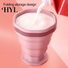 Portable Silicone Coffee Tumbler Collapsible Travel Cup for Hot Reusable Foldable And Cold Drinks To-Go Pocket Size Eco-friendly Mug